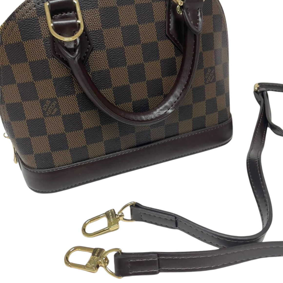 Louis Vuitton Alma BB N41221 Damier Ebene Canvas Brown 2-Way Handbag