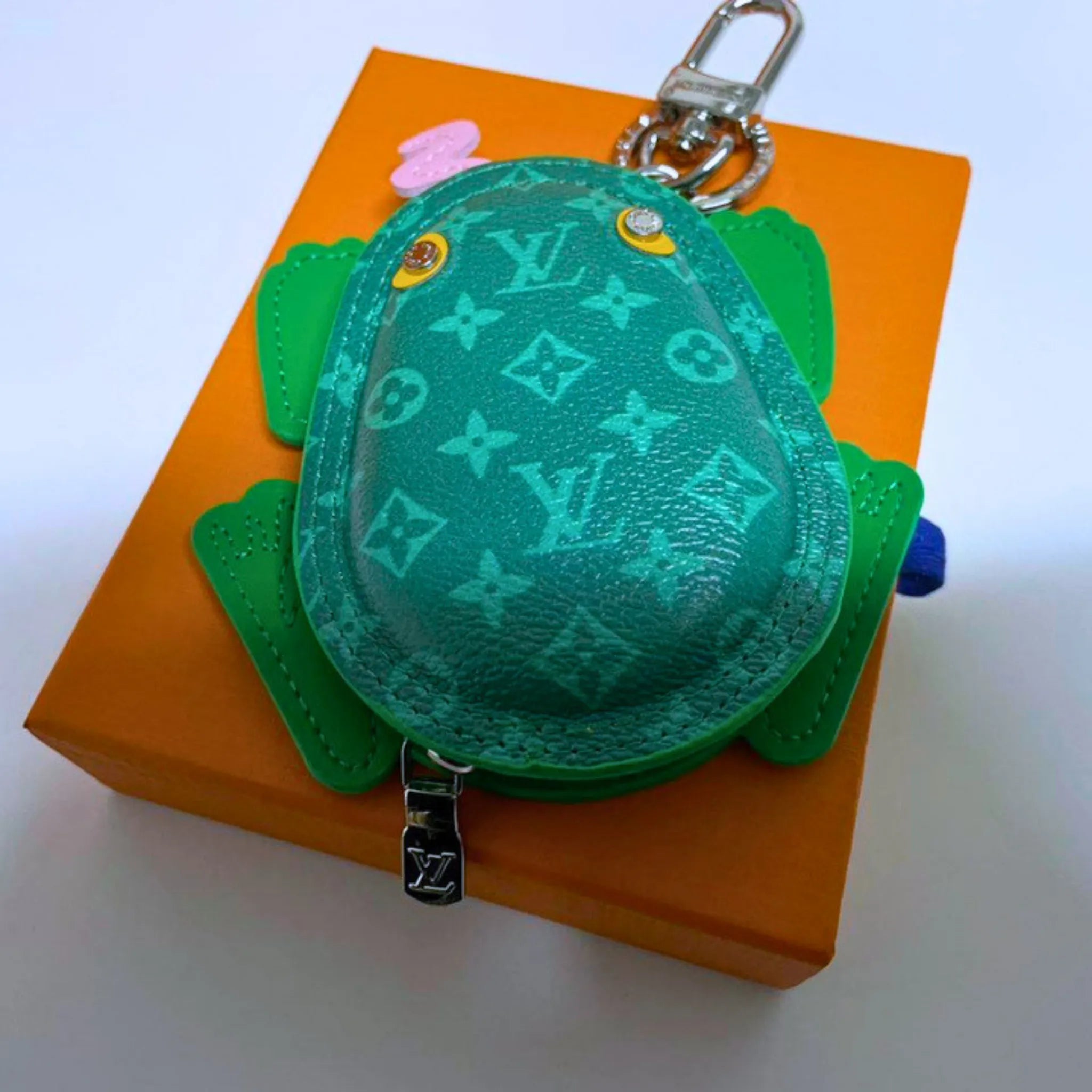 Louis Vuitton Green Monogram Frog Bag Charm Keychain – Authentic Pre-Owned