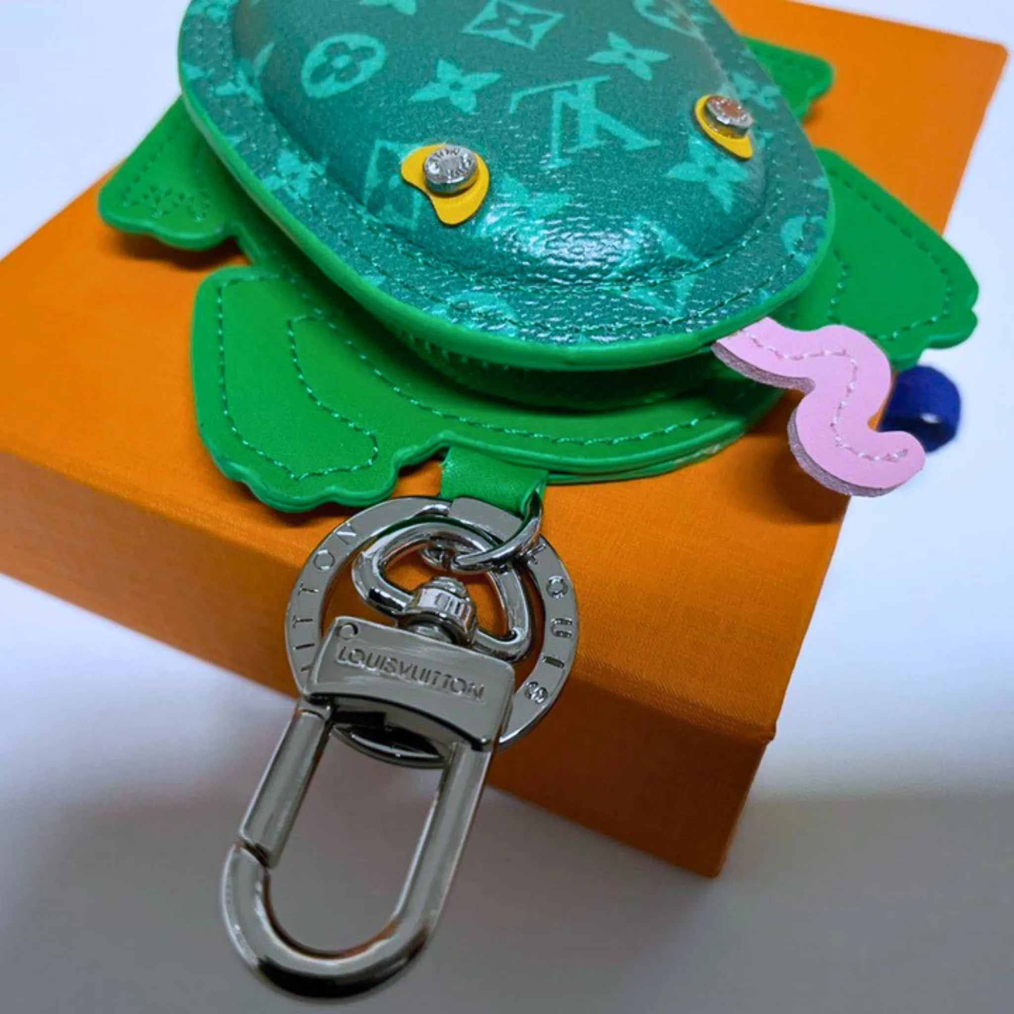 Louis Vuitton Green Monogram Frog Bag Charm Keychain – Authentic Pre-Owned
