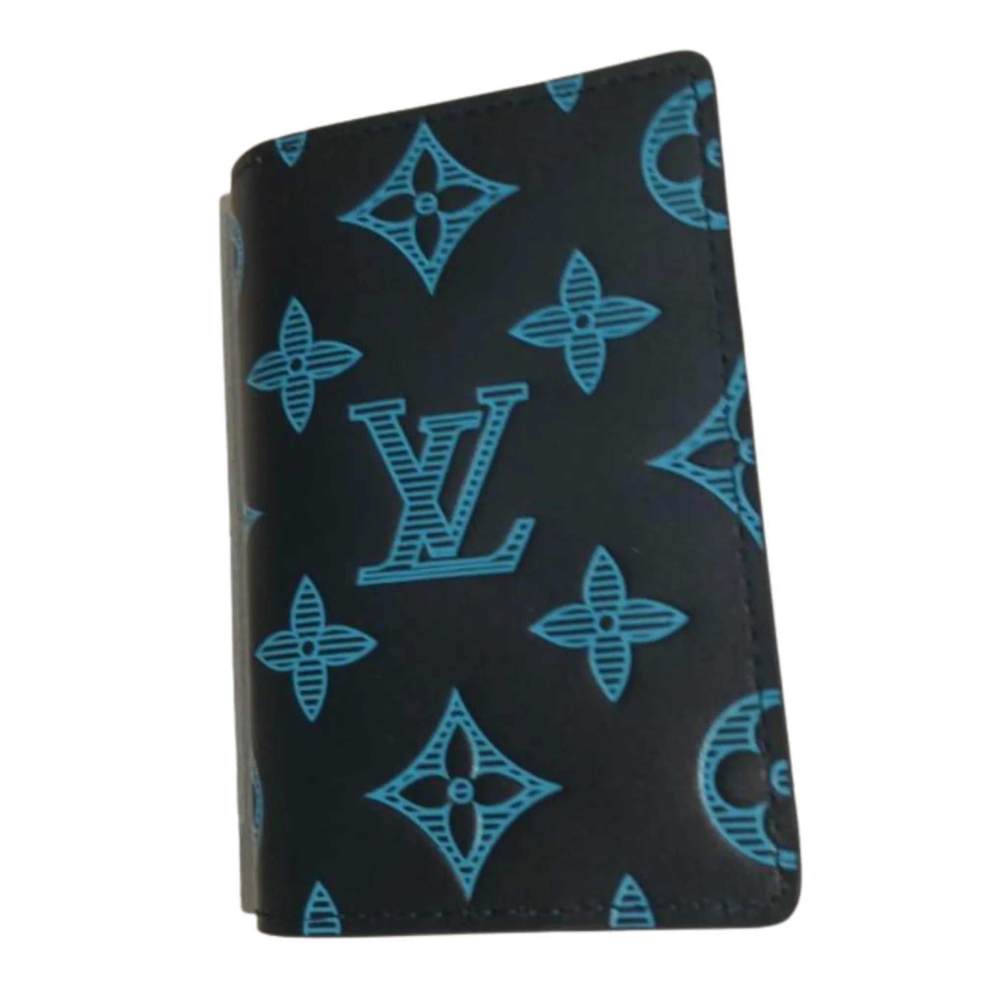 Louis Vuitton M83378 Monogram Navy Shadow de Poche Card Holder – Authentic Pre-Owned