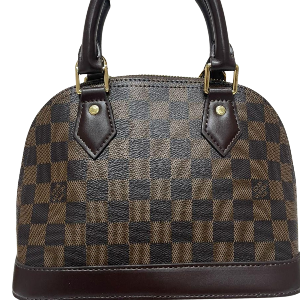 Louis Vuitton Alma BB N41221 Damier Ebene Canvas Brown 2-Way Handbag