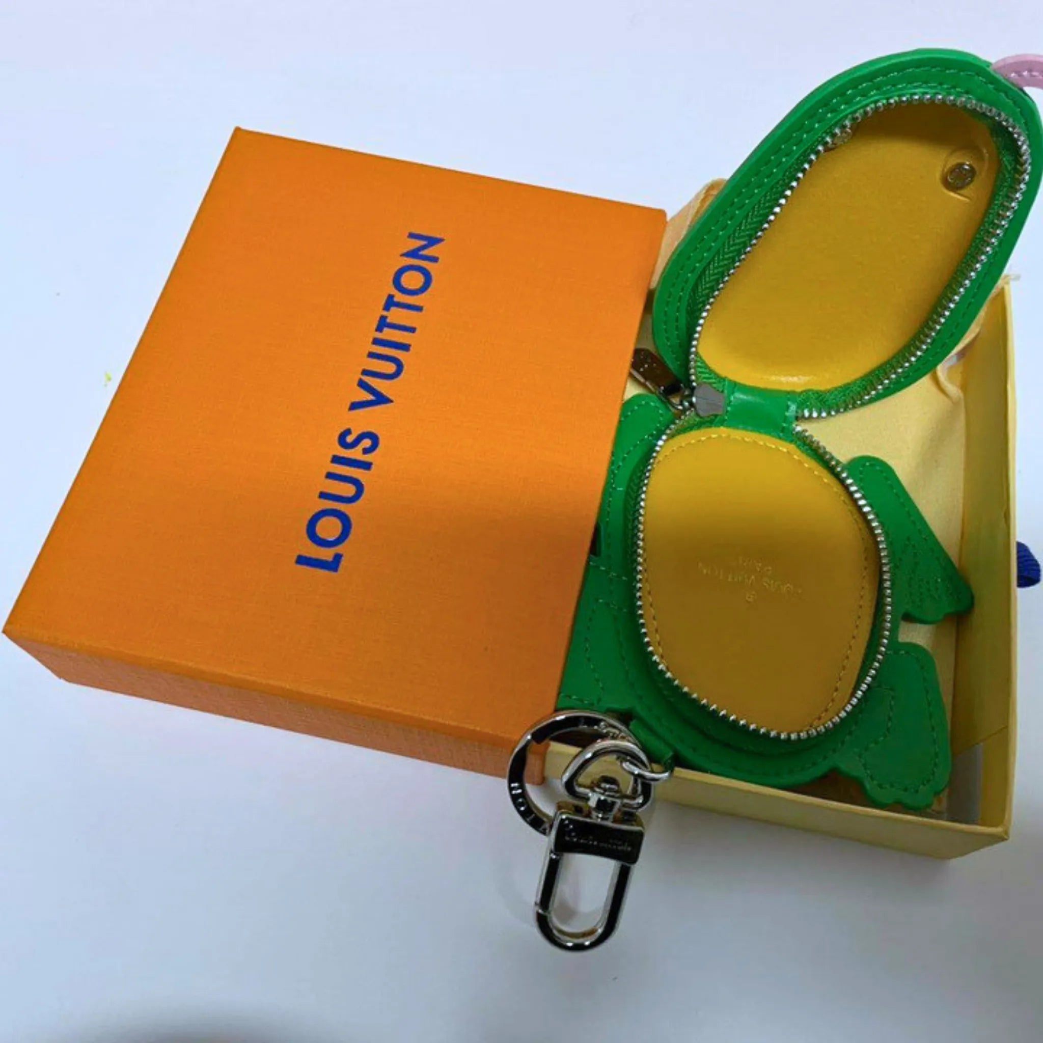 Louis Vuitton Green Monogram Frog Bag Charm Keychain – Authentic Pre-Owned