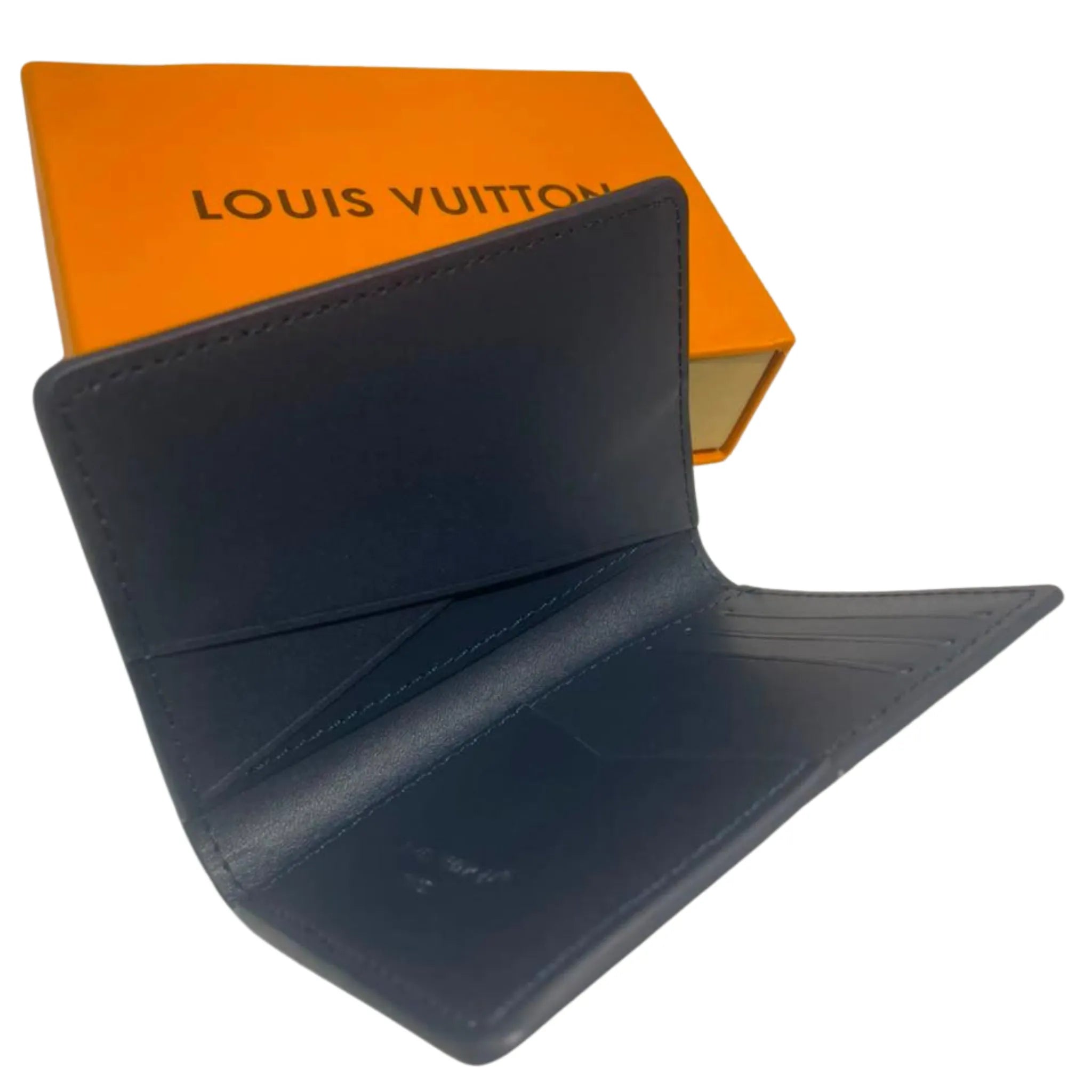 Louis Vuitton M83378 Monogram Navy Shadow de Poche Card Holder – Authentic Pre-Owned