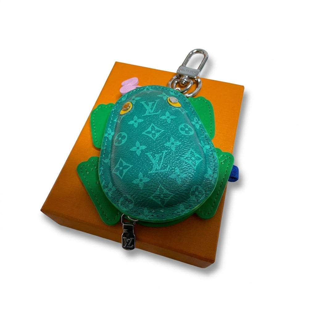 Louis Vuitton Green Monogram Frog Bag Charm Keychain – Authentic Pre-Owned