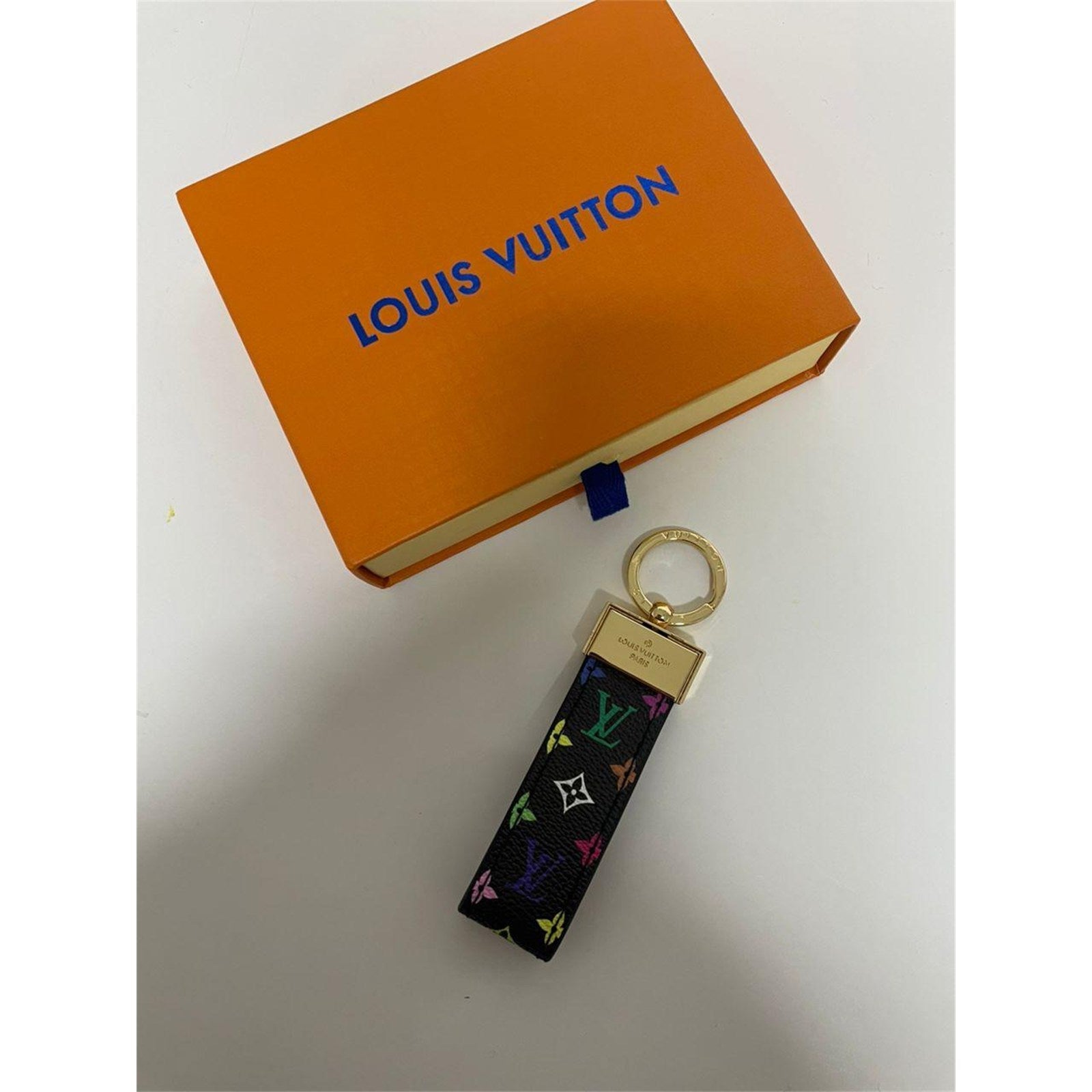 Louis Vuitton Dragonne Key Holder Monogram Keychain with Box & Dust Bag – Authentic Pre-Owned