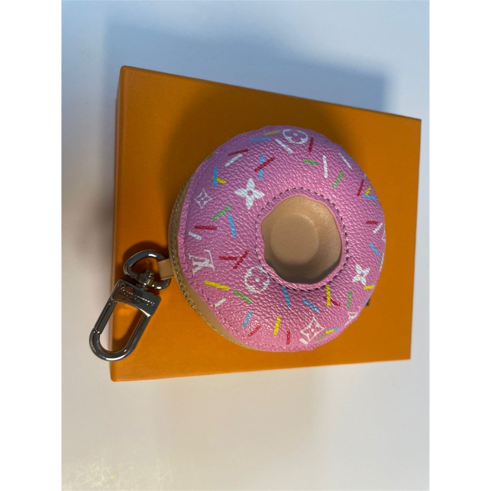 Louis Vuitton Monogram Donut Mini Pouch Bag Charm Keychain – Authentic Pre-Owned