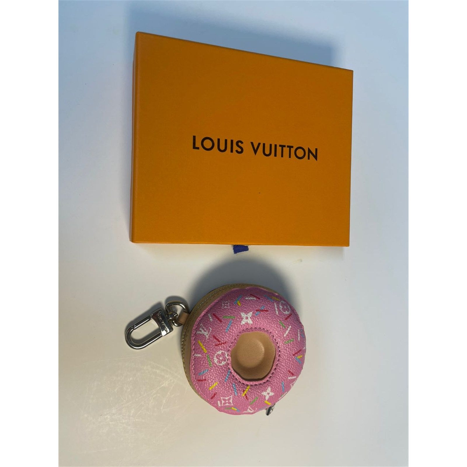 Louis Vuitton Monogram Donut Mini Pouch Bag Charm Keychain – Authentic Pre-Owned