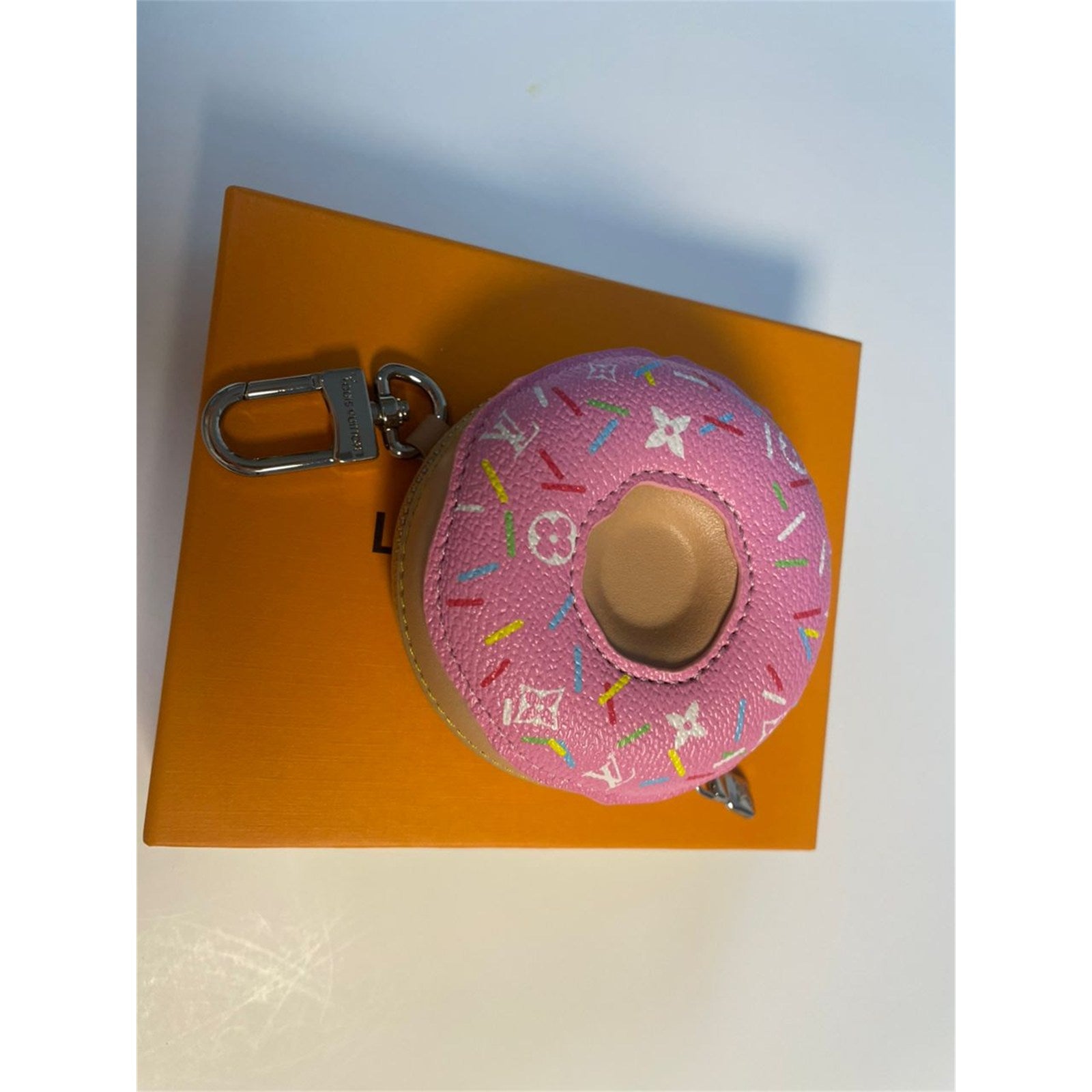 Louis Vuitton Monogram Donut Mini Pouch Bag Charm Keychain – Authentic Pre-Owned