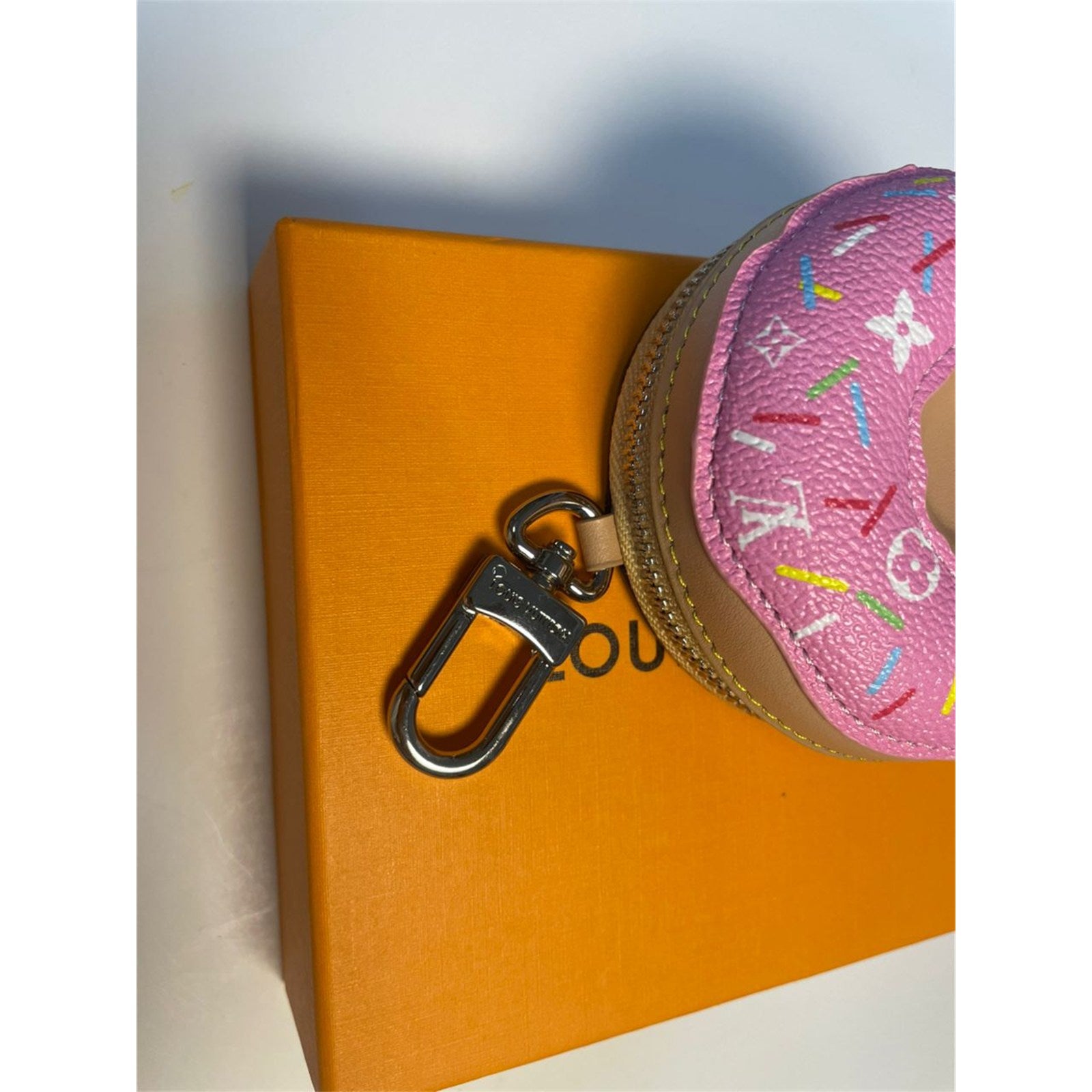 Louis Vuitton Monogram Donut Mini Pouch Bag Charm Keychain – Authentic Pre-Owned