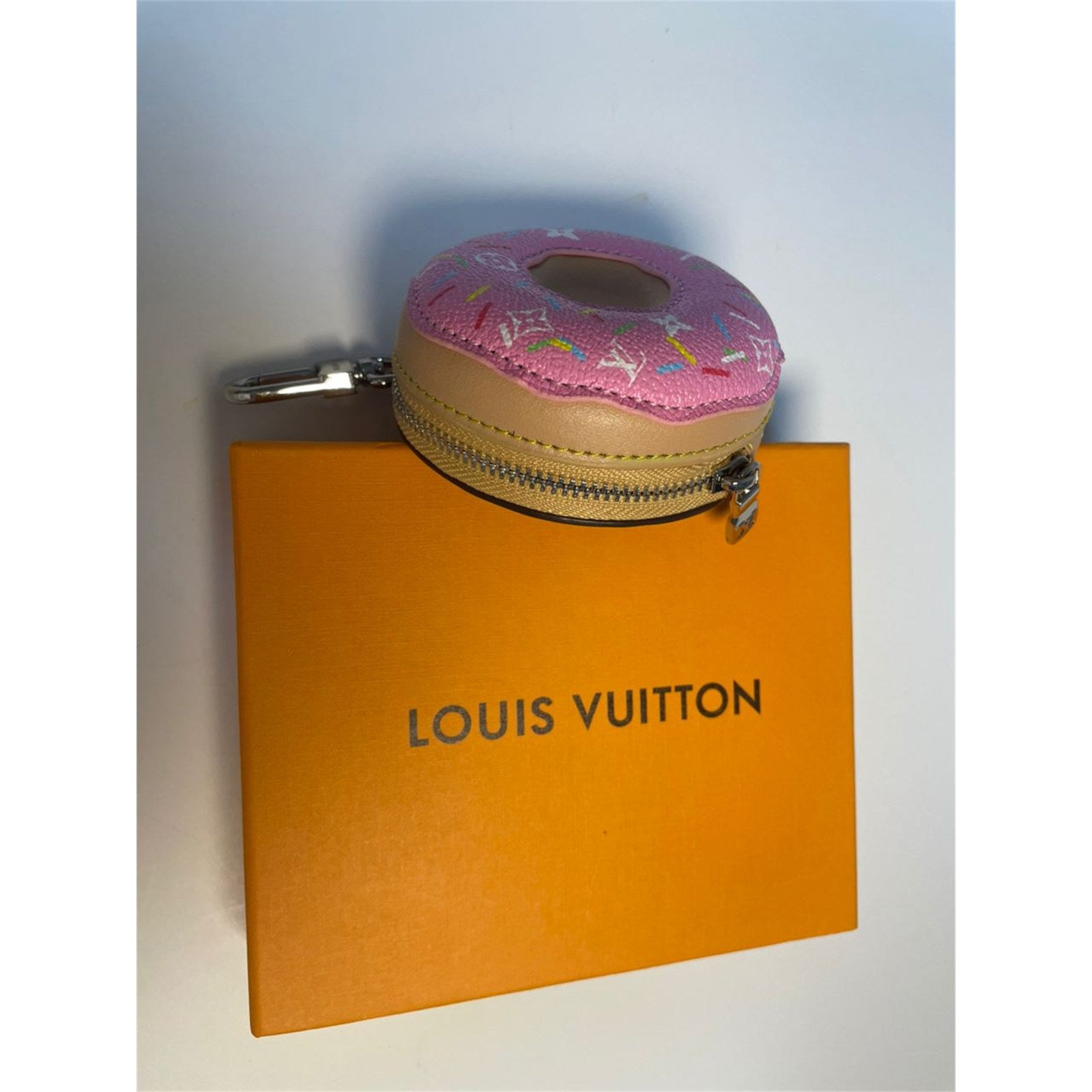 Louis Vuitton Monogram Donut Mini Pouch Bag Charm Keychain – Authentic Pre-Owned
