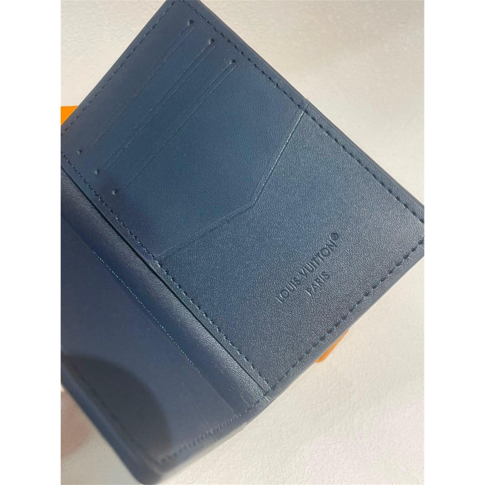 Louis Vuitton Basketball Monogram Pocket Organizer Wallet Blue – Authentic Pre-Owned