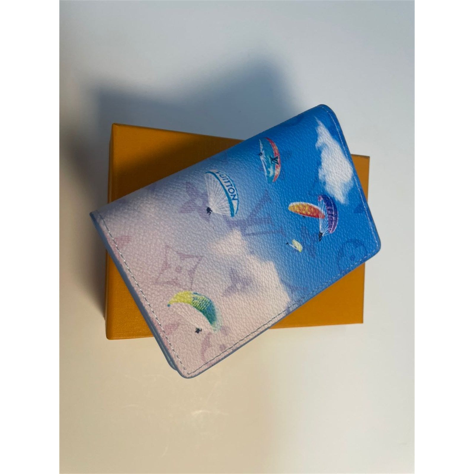 Louis Vuitton Pocket Organizer Wallet Sky Paragliding Monogram – Authentic Pre-Owned