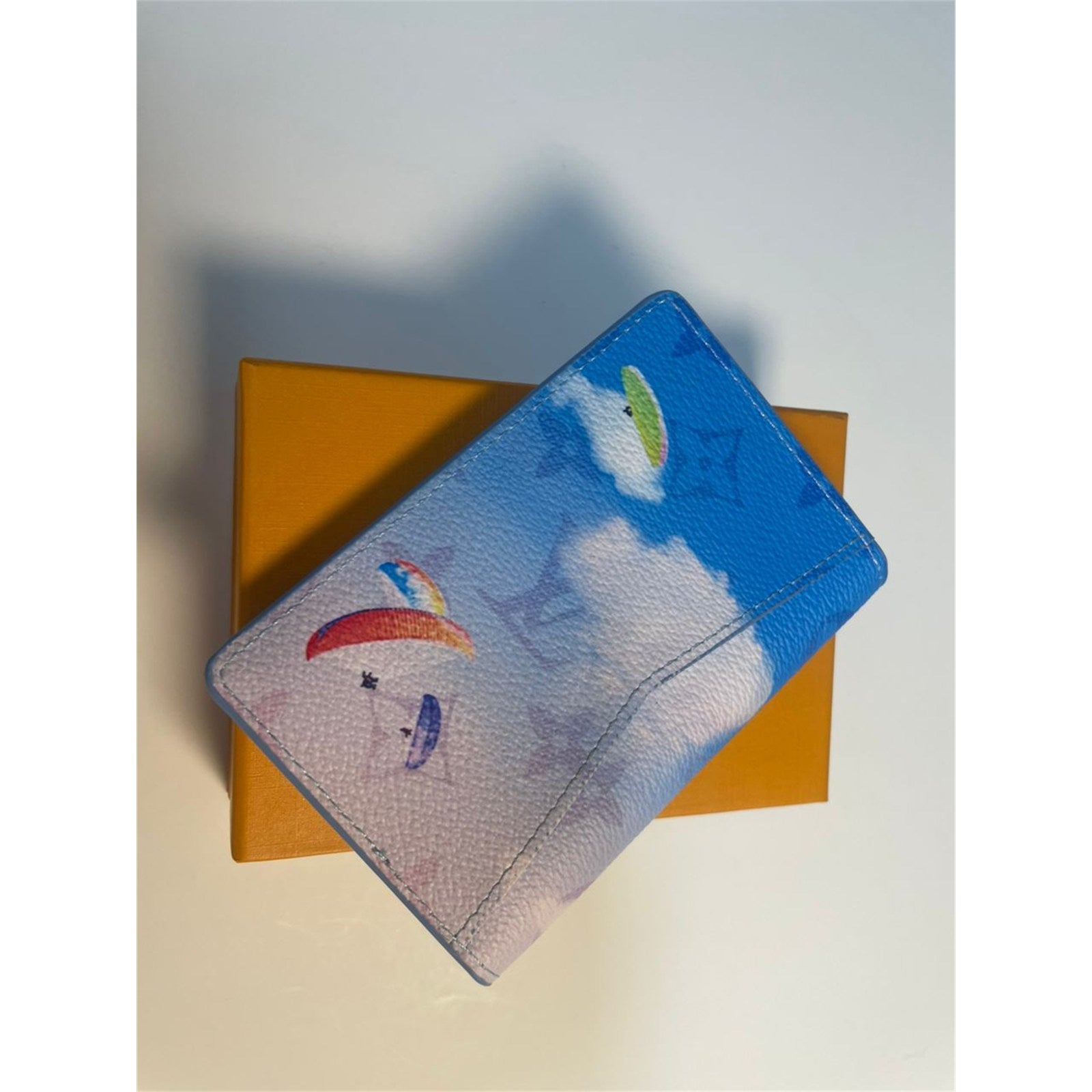 Louis Vuitton Pocket Organizer Wallet Sky Paragliding Monogram – Authentic Pre-Owned