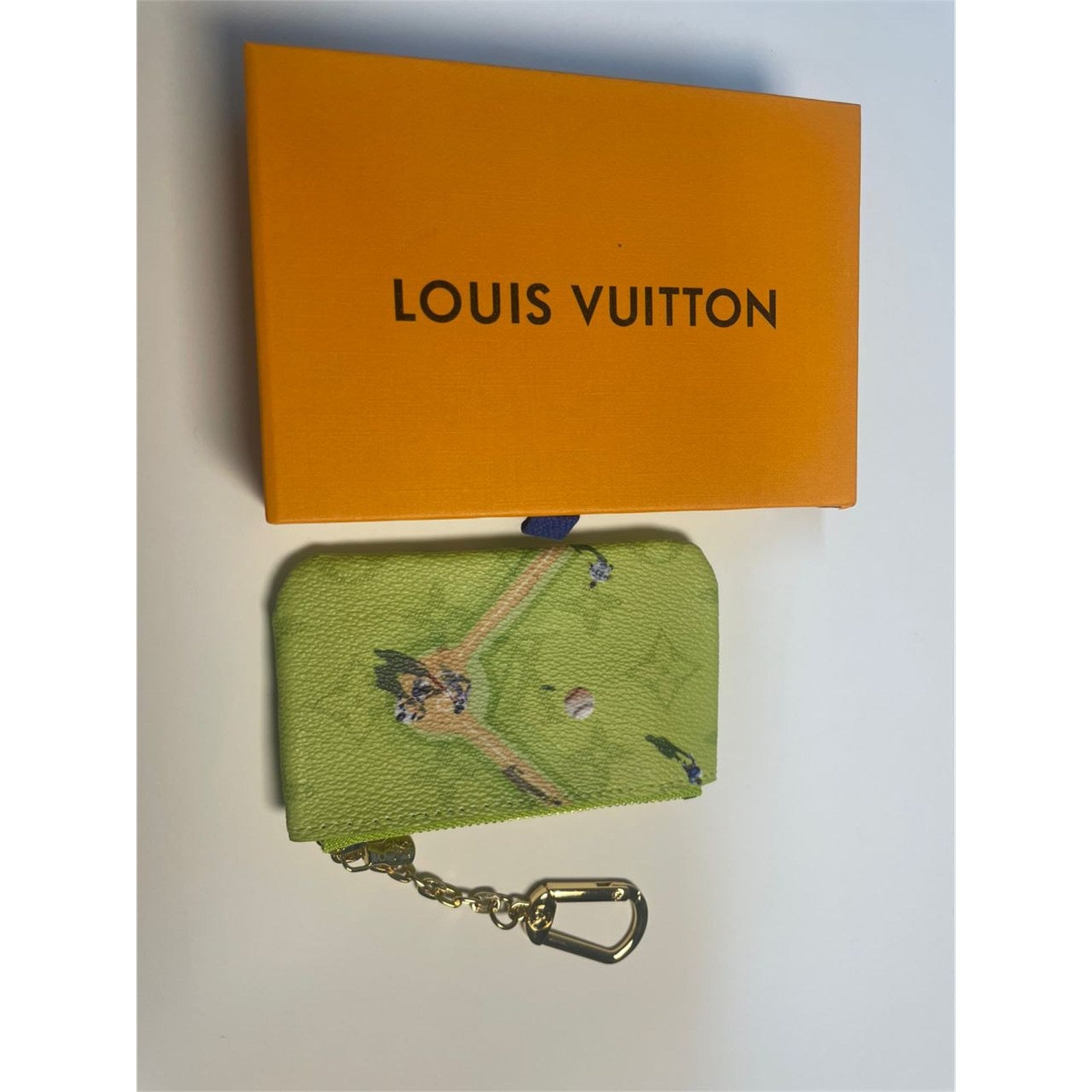 Louis Vuitton Coin Purse Baseball Green Pouch – Authentic Pre-Owned
