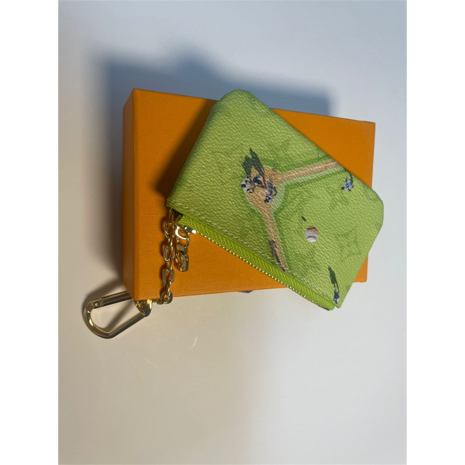 Louis Vuitton Coin Purse Baseball Green Pouch – Authentic Pre-Owned