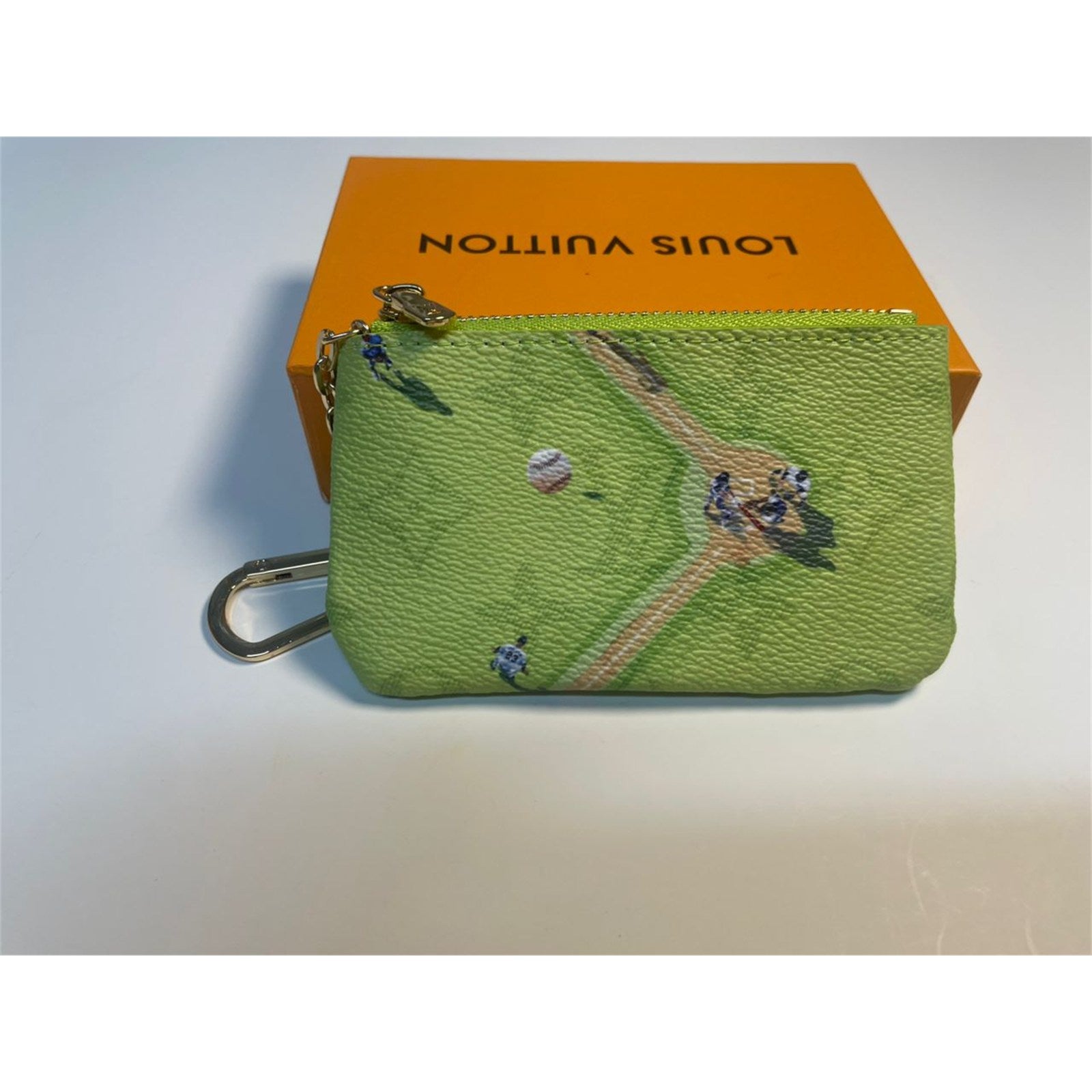 Louis Vuitton Coin Purse Baseball Green Pouch – Authentic Pre-Owned