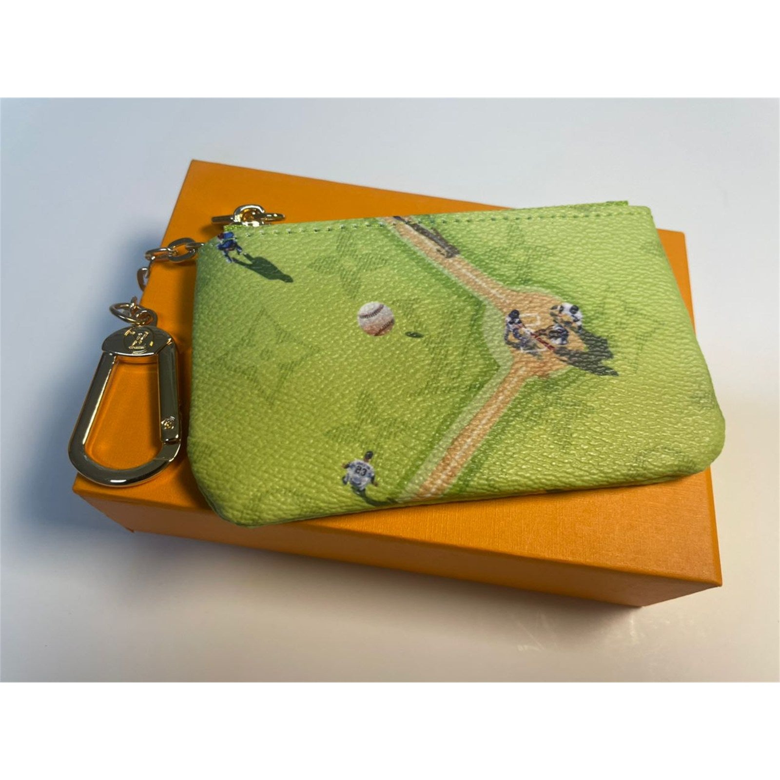 Louis Vuitton Coin Purse Baseball Green Pouch – Authentic Pre-Owned