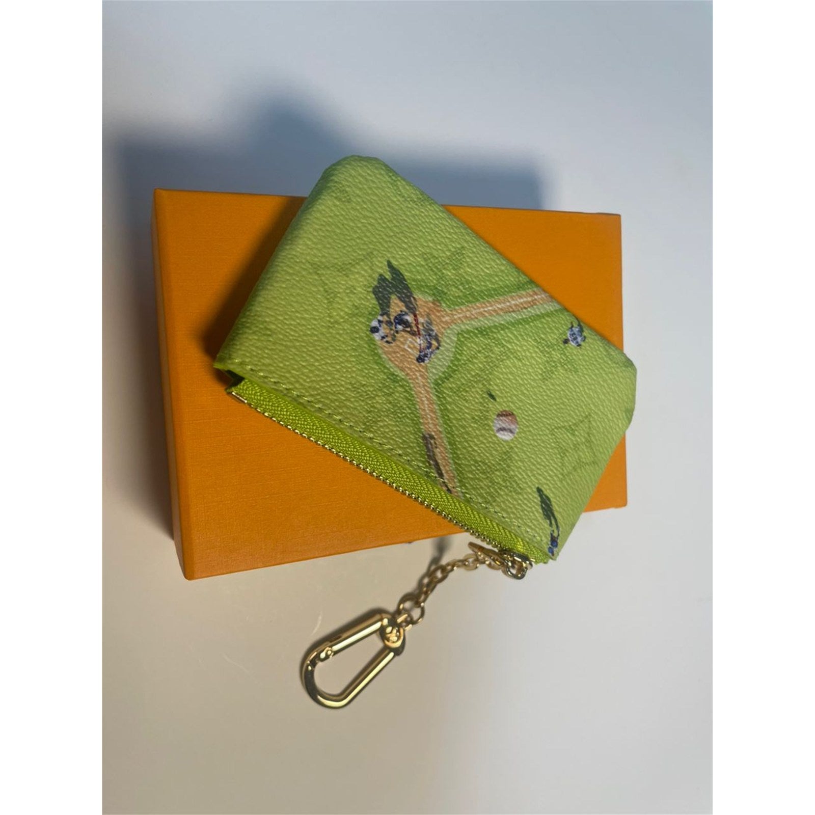 Louis Vuitton Coin Purse Baseball Green Pouch – Authentic Pre-Owned