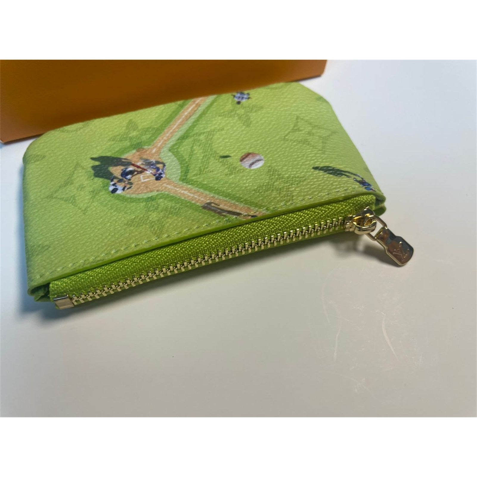 Louis Vuitton Coin Purse Baseball Green Pouch – Authentic Pre-Owned