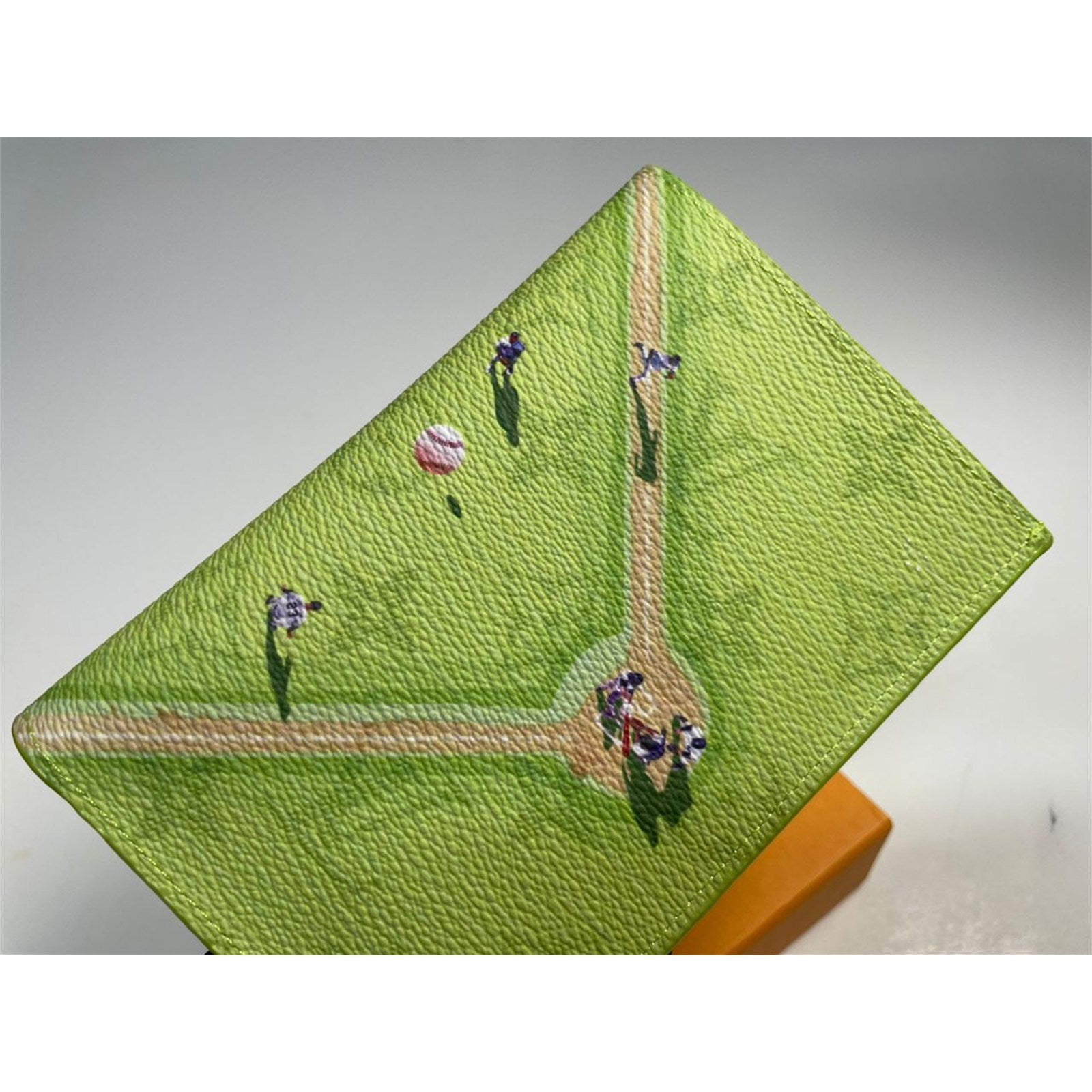 Louis Vuitton Monogram Passport Cover Baseball Green – Authentic Pre-Owned