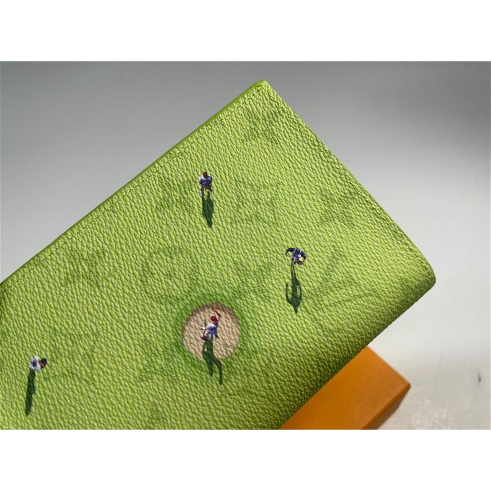 Louis Vuitton Monogram Passport Cover Baseball Green – Authentic Pre-Owned