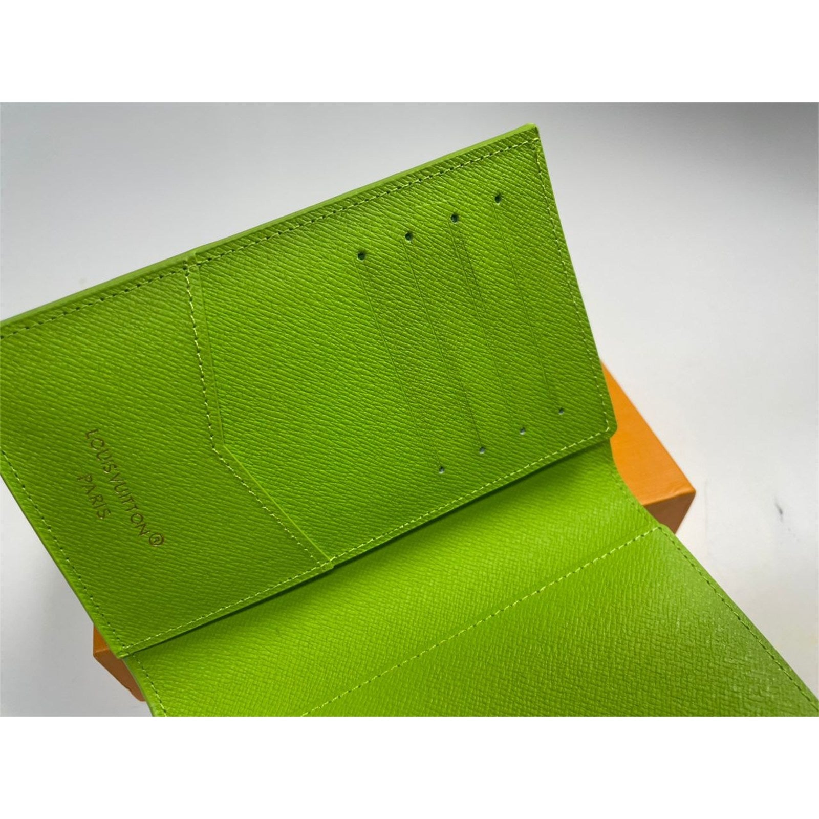 Louis Vuitton Monogram Passport Cover Baseball Green – Authentic Pre-Owned