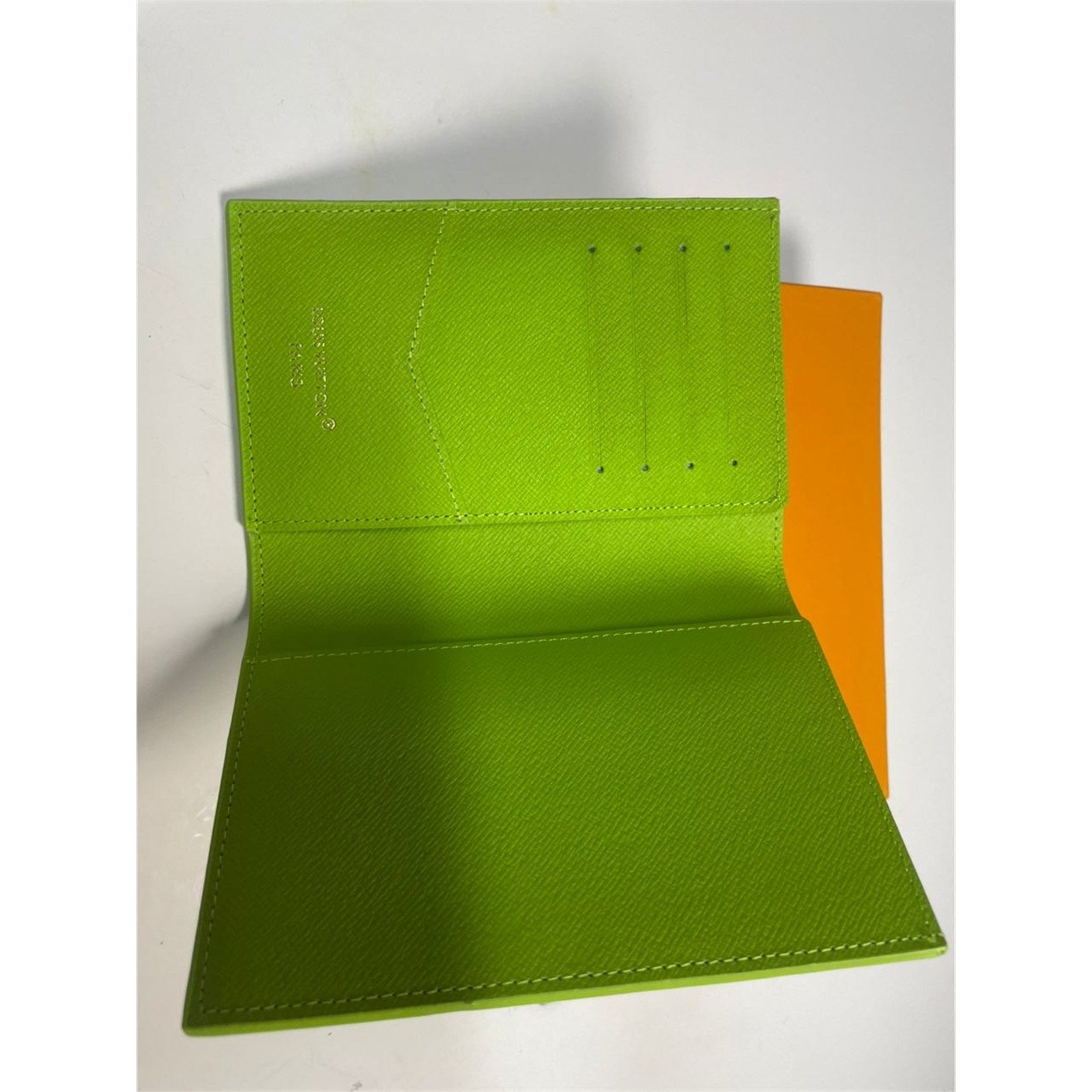 Louis Vuitton Monogram Passport Cover Baseball Green – Authentic Pre-Owned