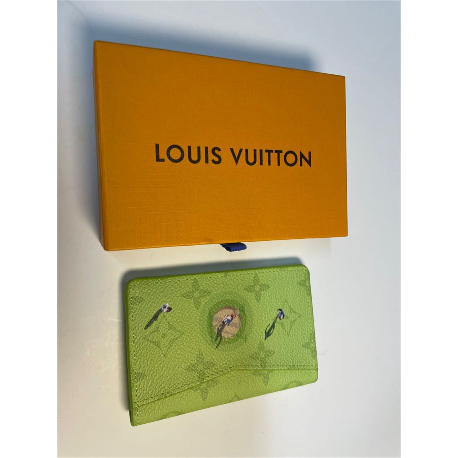 Louis Vuitton Monogram Pocket Organizer Baseball Green with Box – Authentic Pre-Owned