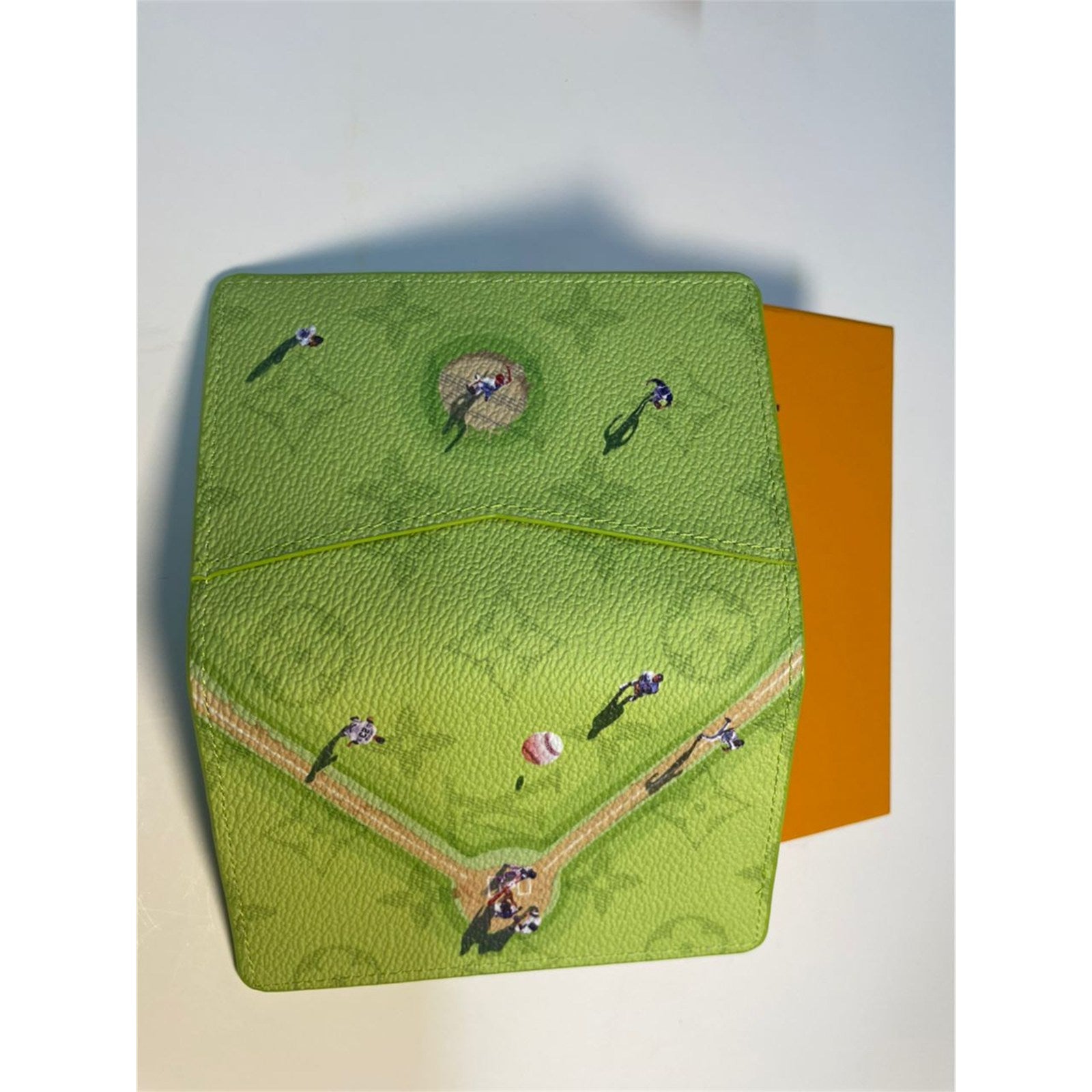 Louis Vuitton Monogram Pocket Organizer Baseball Green with Box – Authentic Pre-Owned