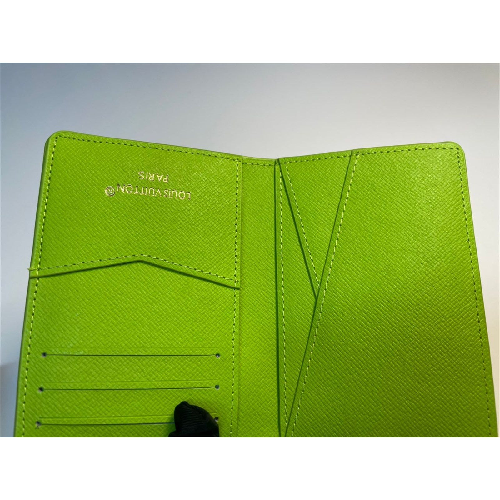 Louis Vuitton Monogram Pocket Organizer Baseball Green with Box – Authentic Pre-Owned