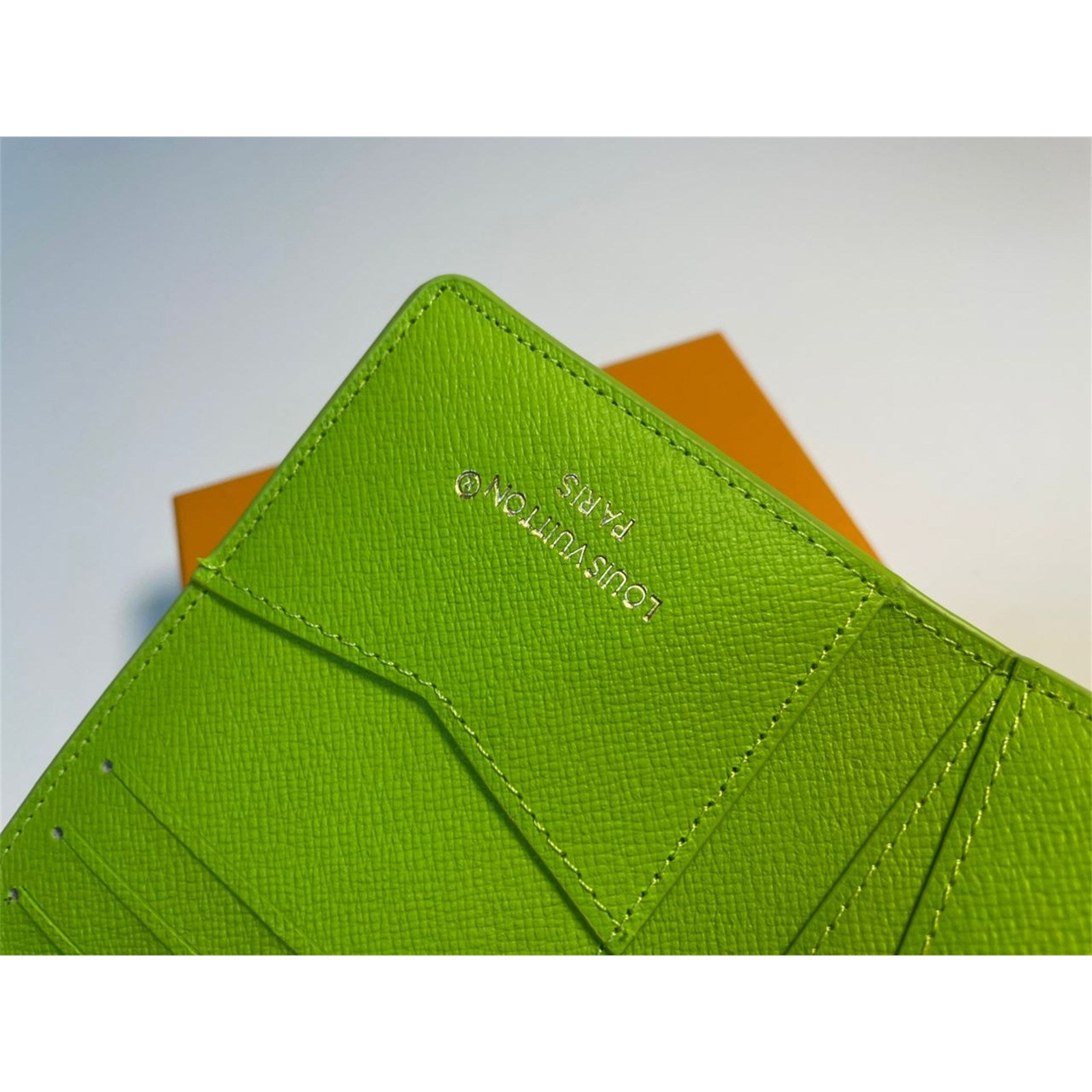 Louis Vuitton Monogram Pocket Organizer Baseball Green with Box – Authentic Pre-Owned