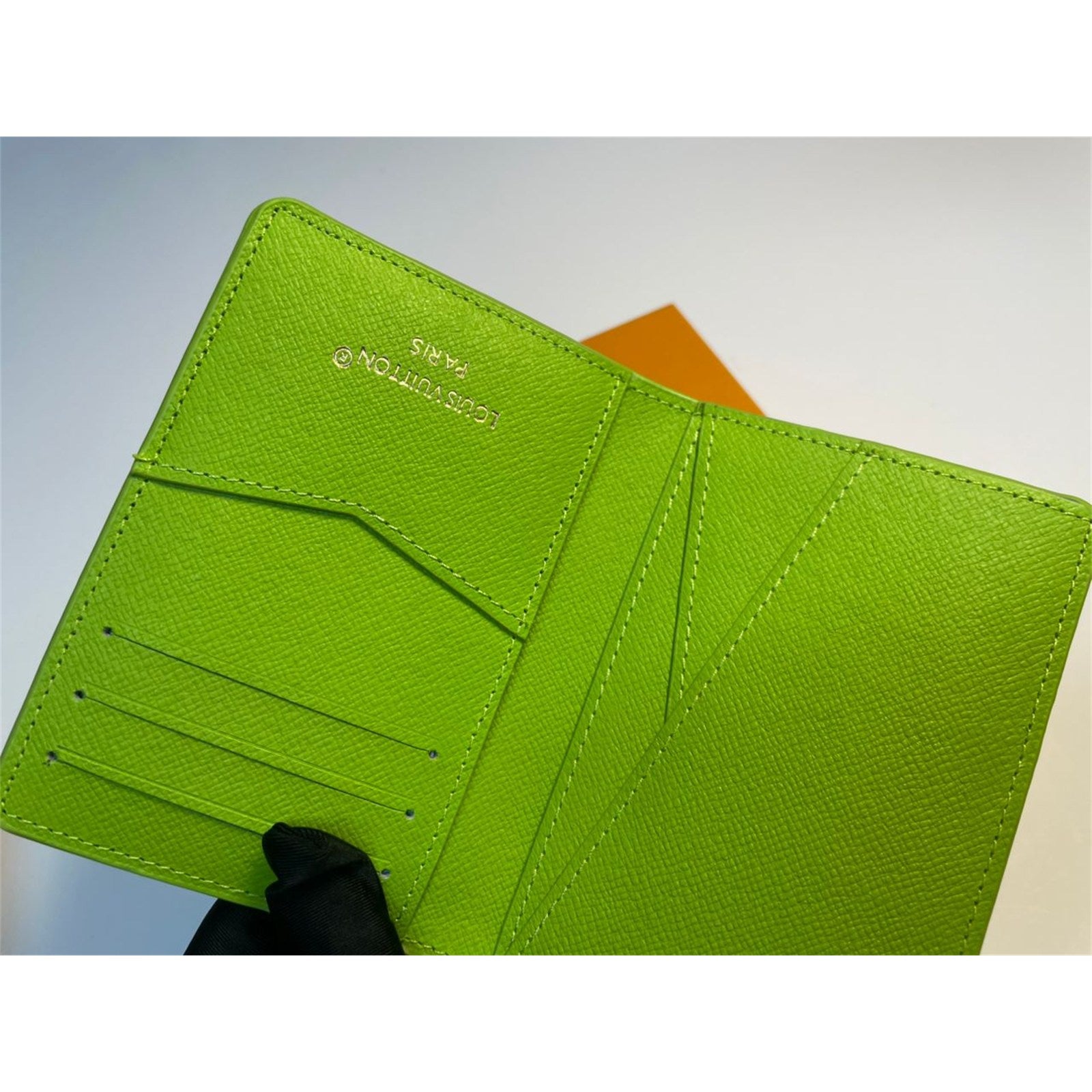 Louis Vuitton Monogram Pocket Organizer Baseball Green with Box – Authentic Pre-Owned