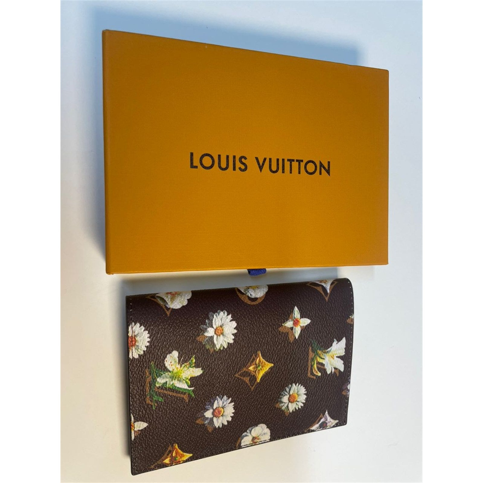 Louis Vuitton Passport Cover Monogram Flower Canvas Brown – Authentic Pre-Owned