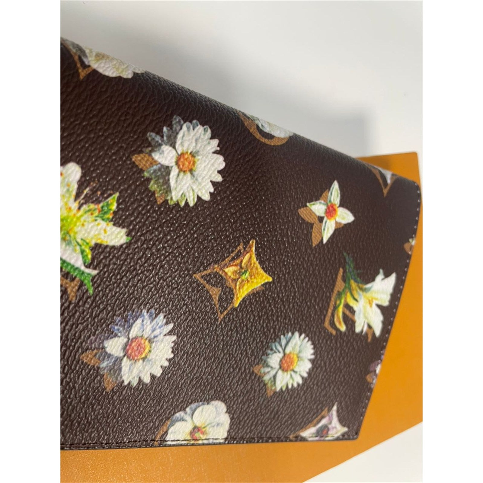 Louis Vuitton Passport Cover Monogram Flower Canvas Brown – Authentic Pre-Owned