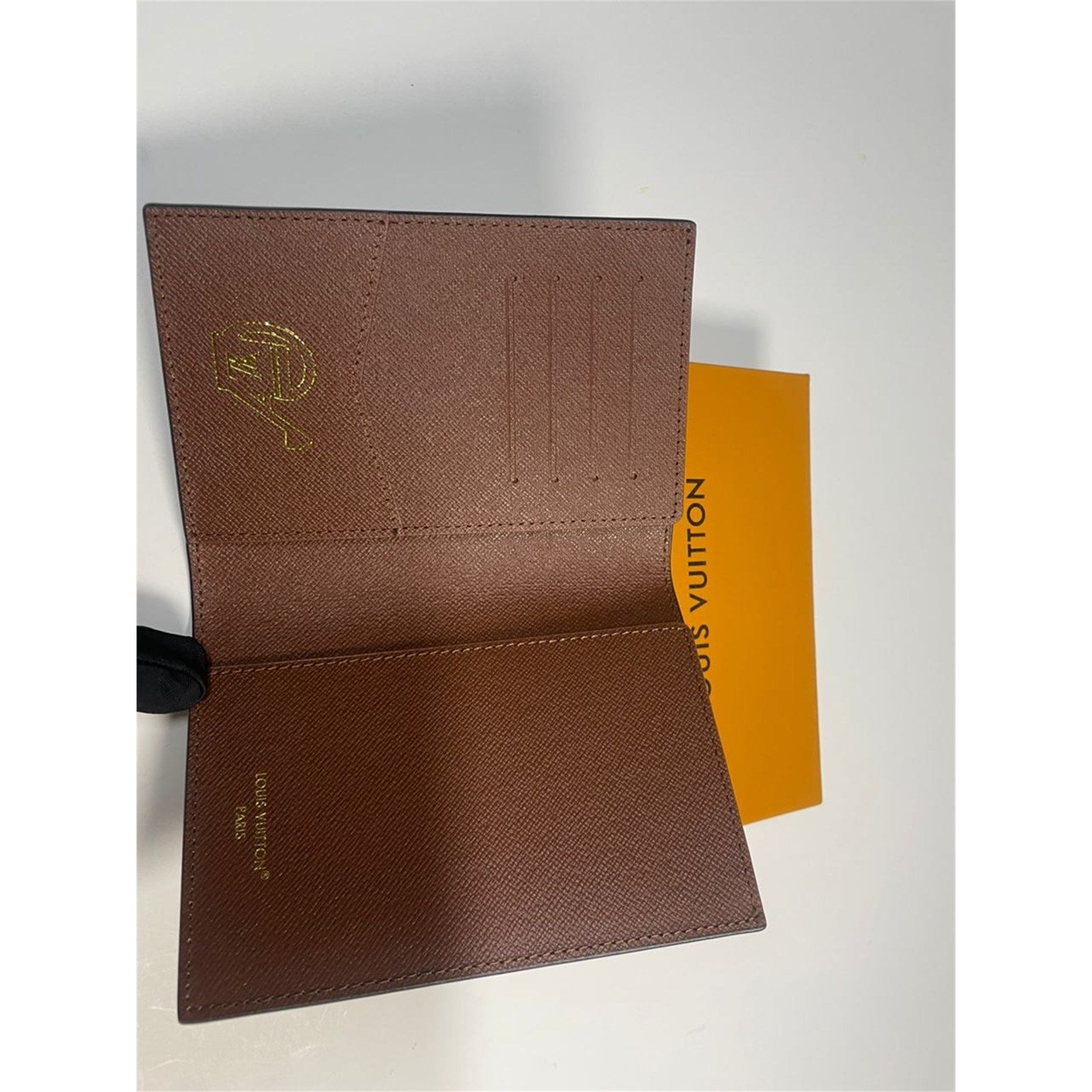 Louis Vuitton Passport Cover Monogram Flower Canvas Brown – Authentic Pre-Owned