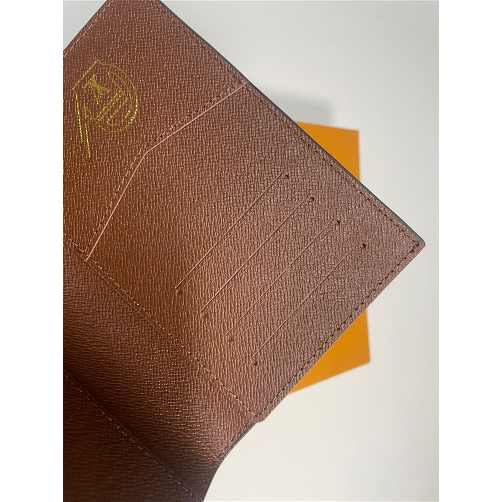 Louis Vuitton Passport Cover Monogram Flower Canvas Brown – Authentic Pre-Owned