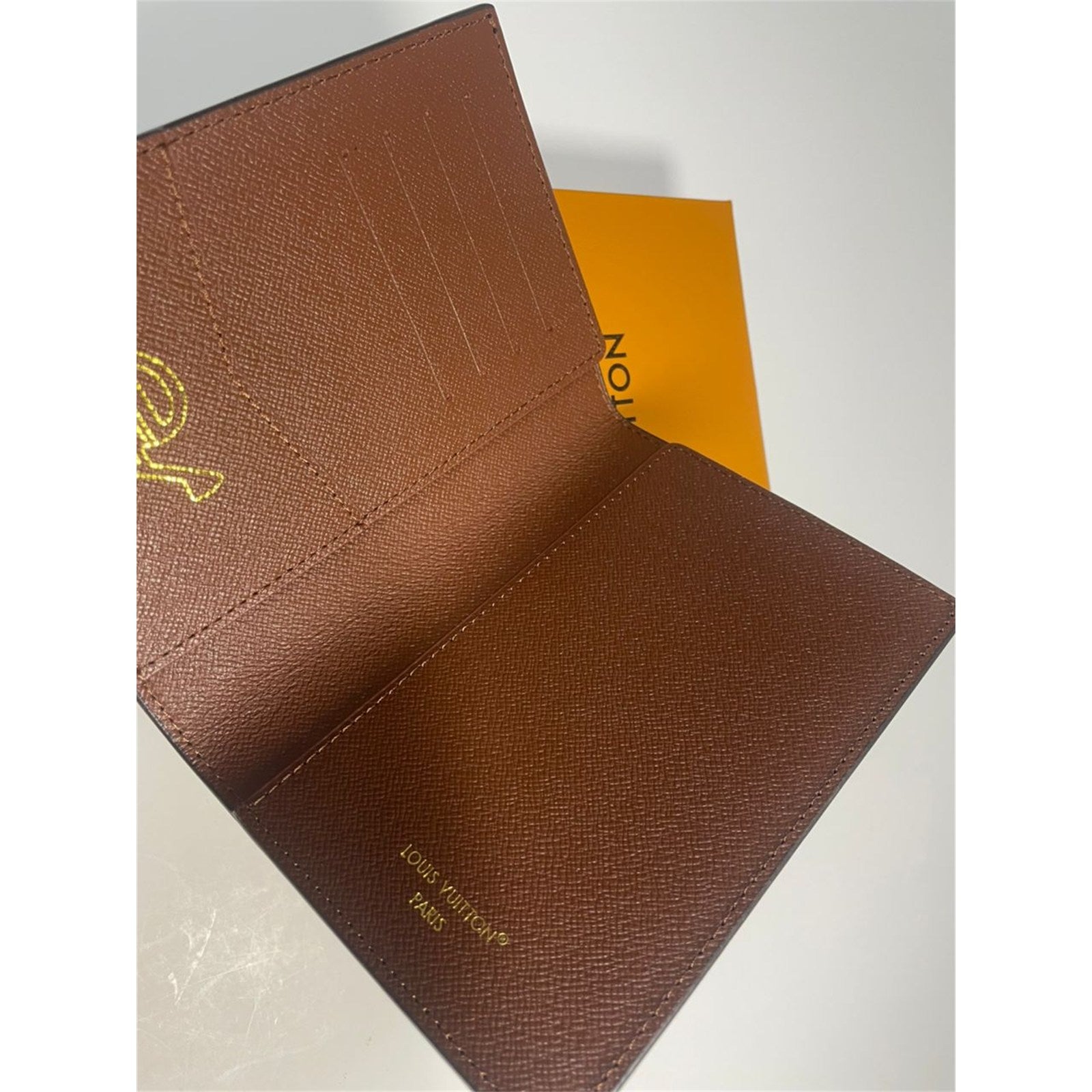 Louis Vuitton Passport Cover Monogram Flower Canvas Brown – Authentic Pre-Owned
