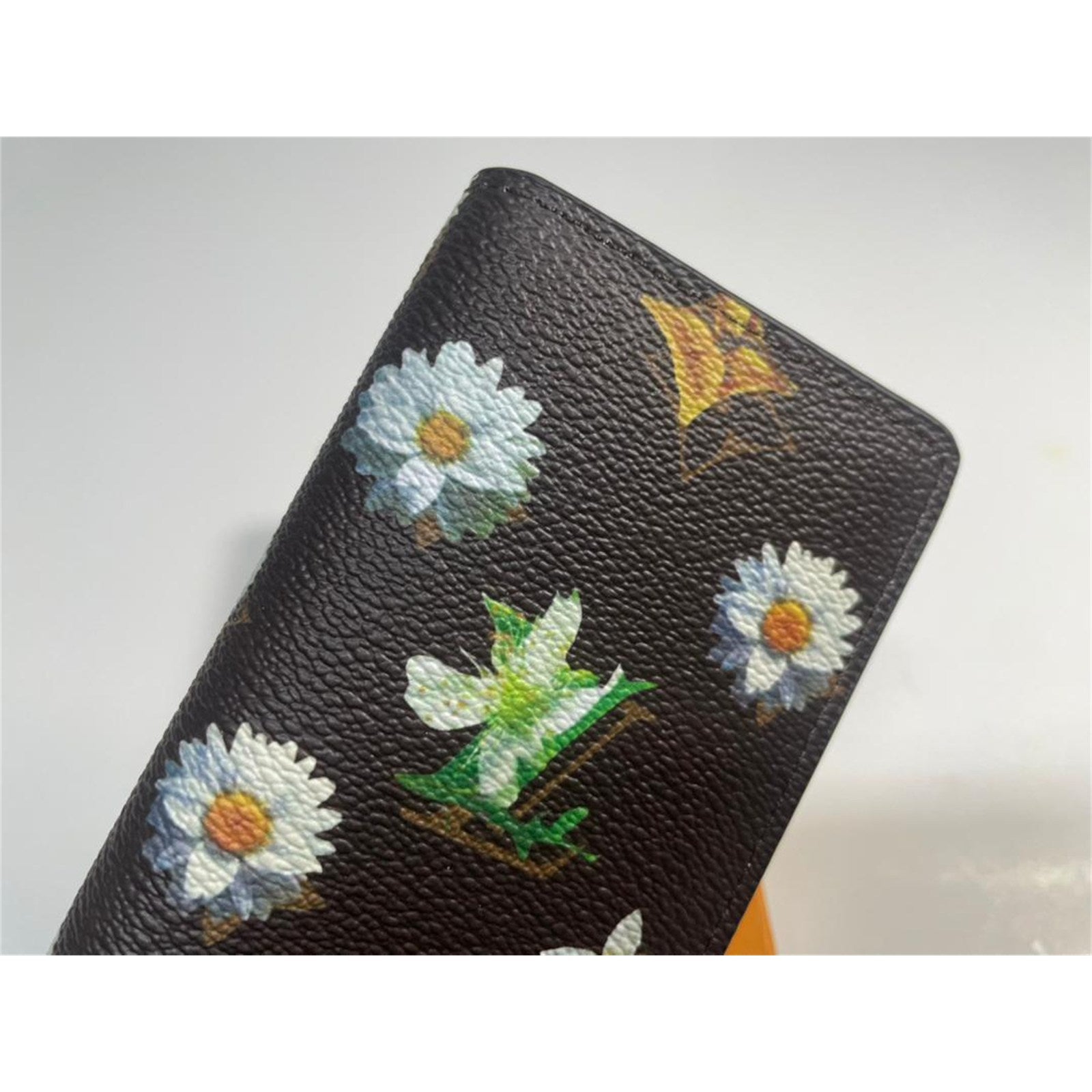 Louis Vuitton Men's Brown Monogram Floral Leather Pocket Organizer – Authentic Pre-Owned