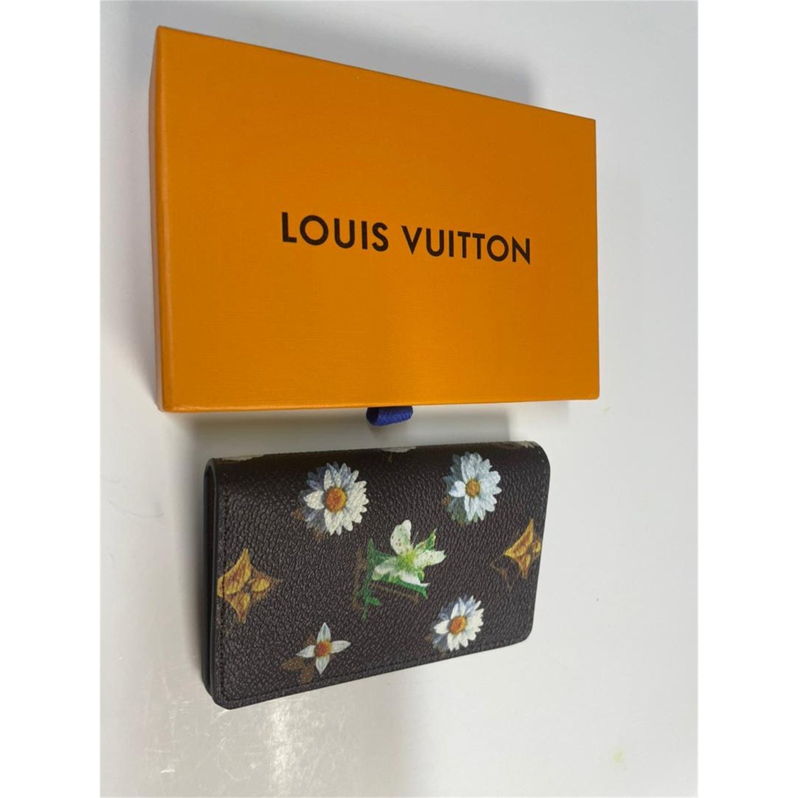 Louis Vuitton Men's Brown Monogram Floral Leather Pocket Organizer – Authentic Pre-Owned