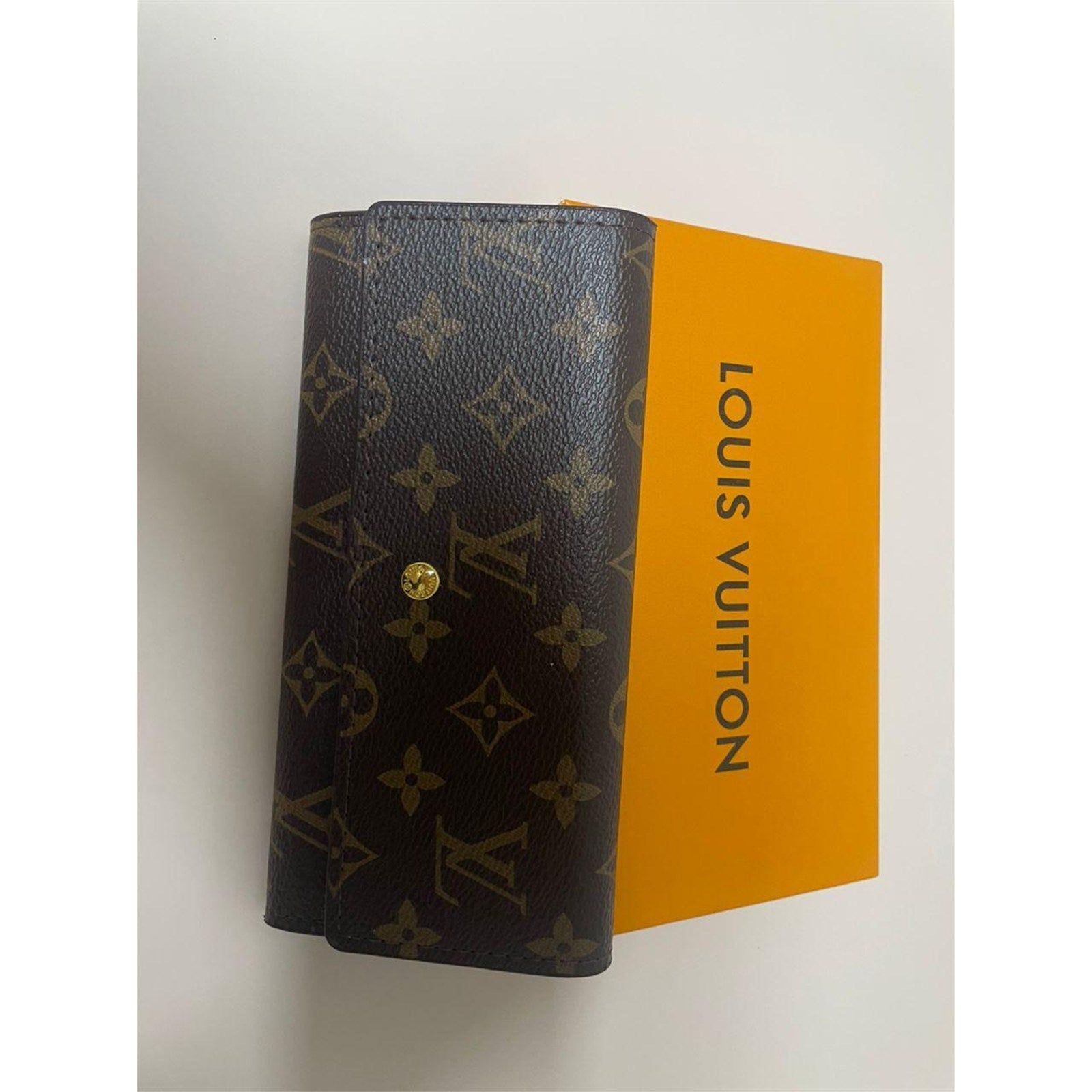 Louis Vuitton Portefeuille Sarah Monogram Long Wallet Brown – Authentic Pre-Owned