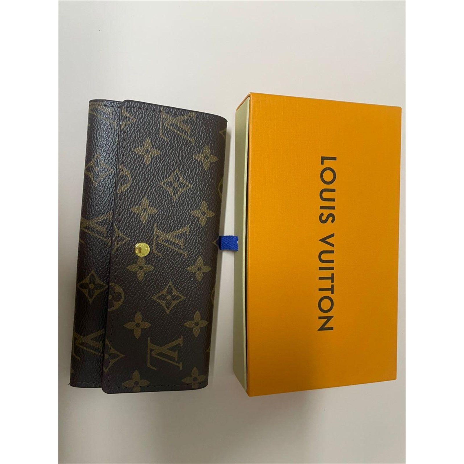 Louis Vuitton Portefeuille Sarah Monogram Long Wallet Brown – Authentic Pre-Owned