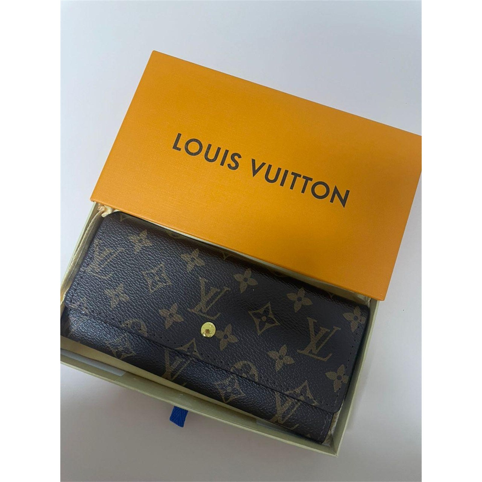 Louis Vuitton Portefeuille Sarah Monogram Long Wallet Brown – Authentic Pre-Owned