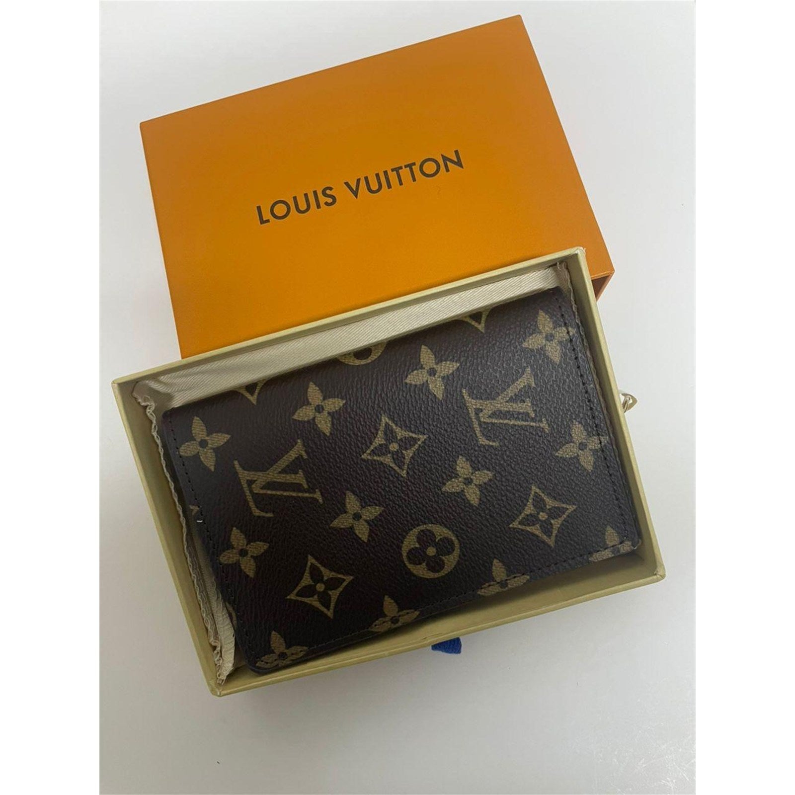 Louis Vuitton Monogram Passport Cover Brown – Authentic Pre-Owned