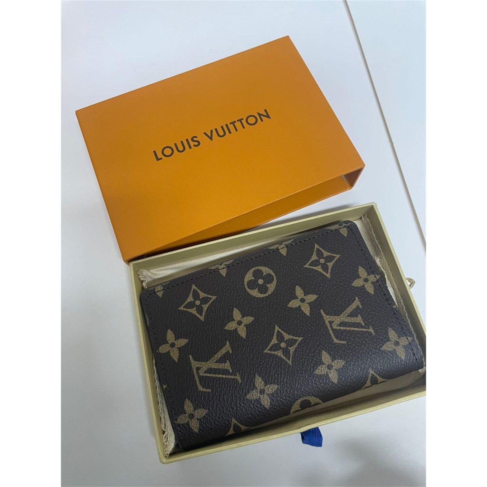 Louis Vuitton Monogram Passport Cover Brown – Authentic Pre-Owned