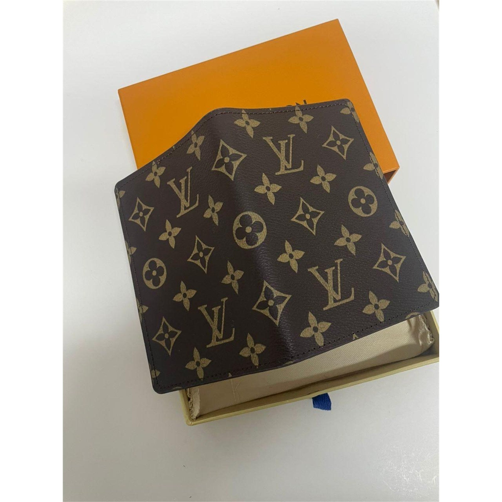 Louis Vuitton Monogram Passport Cover Brown – Authentic Pre-Owned