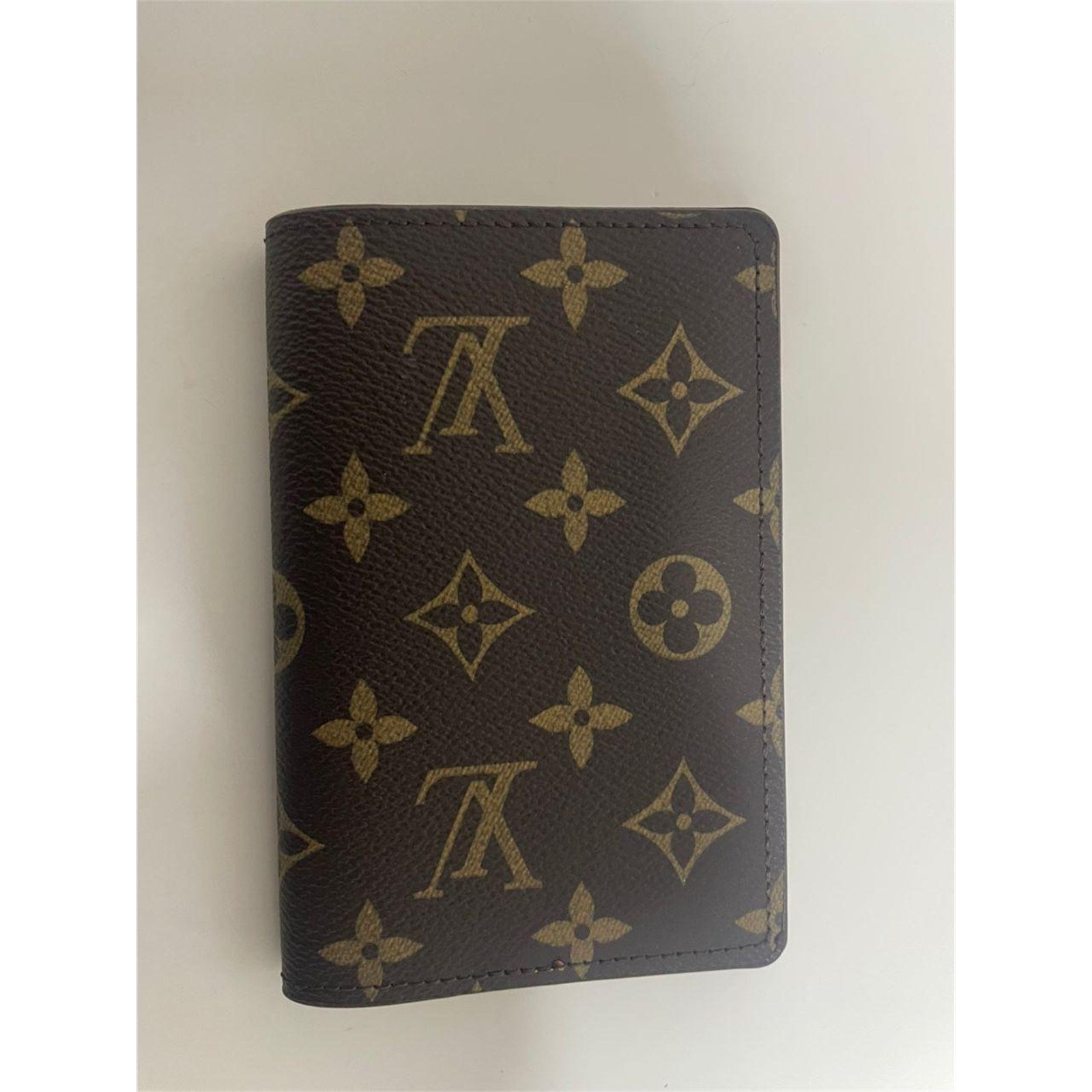 Louis Vuitton Monogram Passport Cover Brown – Authentic Pre-Owned