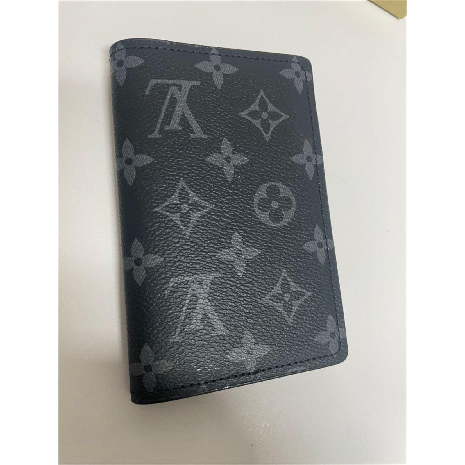 Louis Vuitton Monogram Eclipse Passport Cover – Authentic Pre-Owned