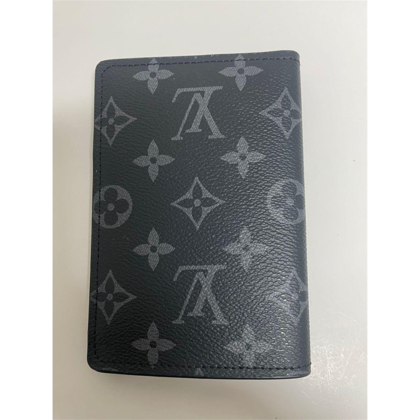 Louis Vuitton Monogram Eclipse Passport Cover – Authentic Pre-Owned