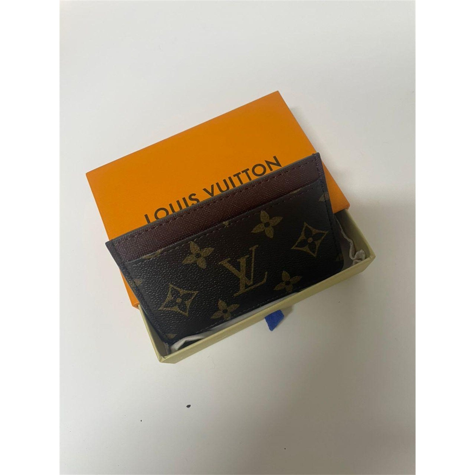 Louis Vuitton Monogram Porte Cartes Sample Card Holder Brown – Authentic Pre-Owned