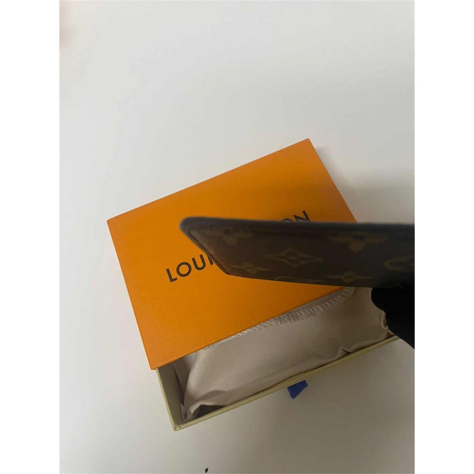 Louis Vuitton Monogram Porte Cartes Sample Card Holder Brown – Authentic Pre-Owned